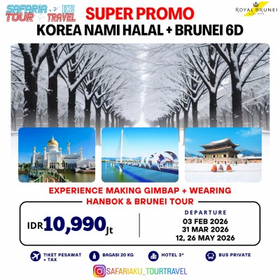 KOREA NAMI HALAL + BRUNEI 6D